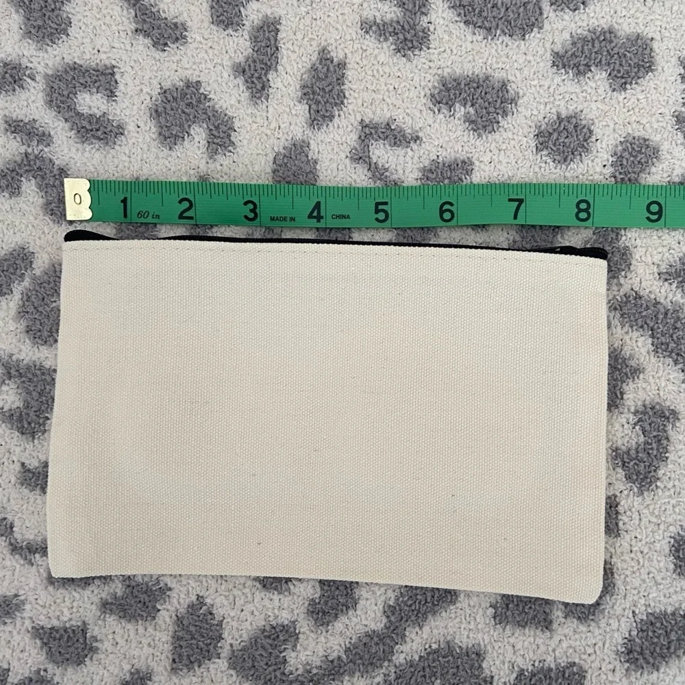 HANDMADE COSMETICS BAG WITH ‘SCREAM’ PATCH